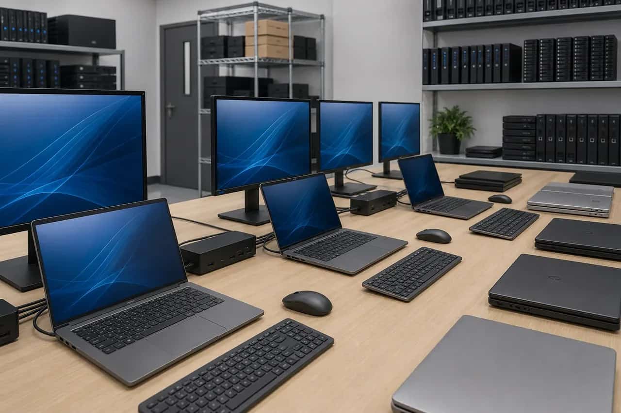 Business desktops laptops and workstations prepared for professional deployment