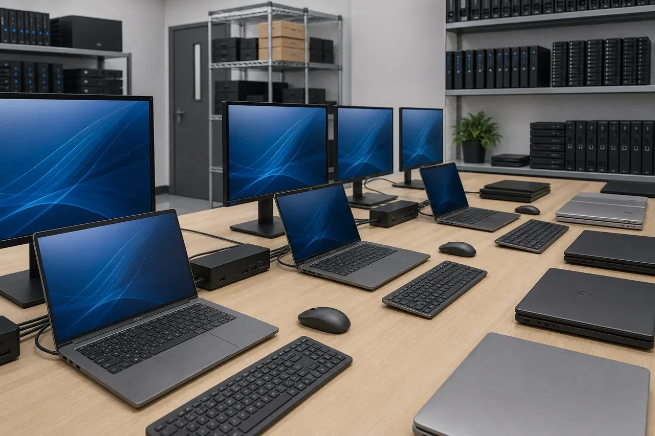 Business desktops laptops and workstations prepared for professional deployment
