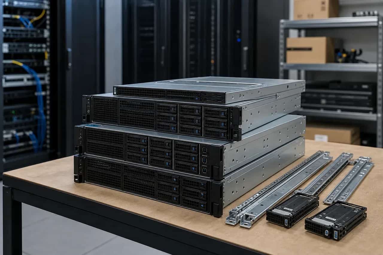 Enterprise server hardware prepared for workload-based installation
